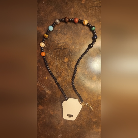 Jewelry - Planets in Orbit Galaxy Necklace